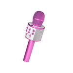 Microfone Karaokê Bluetooth Efeito De Voz Recarregável Single Voice