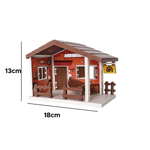 Casinha De Brinquedo Faroeste Kit Casa Com Cavalo E Acessórios Para Menino E Menina