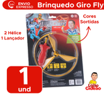 Brinquedo Giro Fly Lançador Giro Hélice Helicóptero Lembrancinha Para Festa Brinquedos Voador