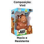 Boneco Juca Capivara De estimação Em Vinil Macio E Fofo