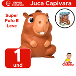 Boneco Juca Capivara De estimação Em Vinil Macio E Fofo
