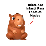 Boneco Juca Capivara De estimação Em Vinil Macio E Fofo