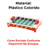 Mini Pebolim Jogo De Mesa Mini Totó Infantil Com 4 Bolas Plástico Colorido Para Criança