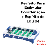 Mini Pebolim Jogo De Mesa Mini Totó Infantil Com 4 Bolas Plástico Colorido Para Criança