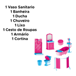 Banherinho Da Judy Com Acessorio Kit Banheiro Completo Para Meninas Brinquedo Infantil