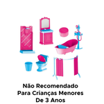 Banherinho Da Judy Com Acessorio Kit Banheiro Completo Para Meninas Brinquedo Infantil