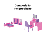 Quartinho Da Judy Com Acessorio Kit Quarto Completo Para Meninas Brinquedo Infantil