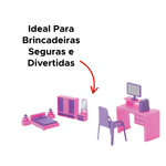 Quartinho Da Judy Com Acessorio Kit Quarto Completo Para Meninas Brinquedo Infantil