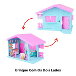 Kit Sorveteria Completa Com Móveis E Acessórios Brinquedo Com Boneca Judy Para Meninas
