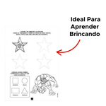 Coleção Aprender é Incrível Homem Aranha Marvel Livro Educativo Para Crianças