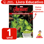 Coleção Aprender é Incrível Vingadores Marvel Livro Educativo Para Crianças