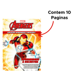 Coleção Aprender é Incrível Vingadores Marvel Livro Educativo Para Crianças