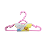 Kit Com 6 Cabides Infantis Colorido Reforçado Organizador De Roupas