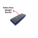 Apagador Para Quadro Branco Com Imã e Suporte Para 2 Marcadores