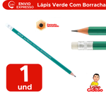 Lápis HB Grafite de Escrever Sextavado Com Borracha de Apagar Resistente