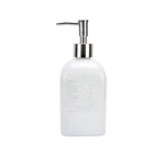 Porta Sabonete Líquido Liso Dispenser Álcool Gel Vidro 400ML Para Banheiro Cozinha Lavabo