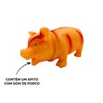 Porco De Borracha Mordedor Cachorro Pet Faz Barulho Brinquedo Cão Criança Kids