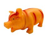 Porco De Borracha Mordedor Cachorro Pet Faz Barulho Brinquedo Cão Criança Kids
