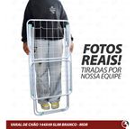 Varal De Chão Abas Slim Dobrável Retrátil Aço Reforçado