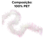 Festão Furta Cor De Natal Decorativo Festa Decoração Árvore De Natal Enfeite 14cm