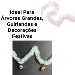 Festão Furta Cor De Natal Decorativo Festa Decoração Árvore De Natal Enfeite 14cm