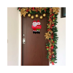 Placa Decorativa Para Porta Ou Parede Feliz Natal Decoração Enfeite Papai Noel