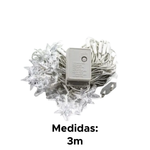 Rede Estrela 120 Lâmpadas Led Com 8 Funções Pisca Pisca Decorativo 3 Metros Colorido Branco