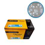 Cascata 240 Leds Decorativos 4,3 Metros Decoração De Natal Pisca-Pisca Branco Com 8 Funções