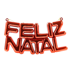 Placa Metalizada Enfeite Feliz Natal Decoração Para Casa Escritorio Loja Porta Natal 25cm x 10cm