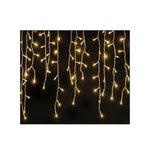 Pisca Pisca Cascata 100 Led 8 Funções Com Fio Trasnparente Luz Branco 2,3 Metros