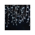 Pisca Pisca Cascata 100 Led 8 Funções Com Fio Trasnparente Luz Branco 2,3 Metros