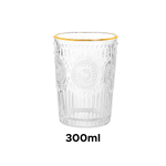 Conjunto Com 6 Copos De Vidro Mondoro 300ml Para Água Suco