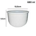Cumbuca Hotel Porcelana Tigela Para Molhos Fejoada 200ml /350ml /680ml