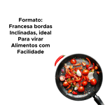 Frigideira Francesa Antiaderente Grafite