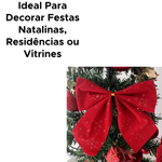 Kit Com 3 Laço De Natal Decoração De Natal Lacinho Enfeite