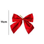 Kit Com 3 Laço De Natal Decoração De Natal Lacinho Enfeite