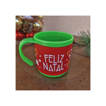 Caneca Natalina Sort Frases Feliz Natal Decoração De Natal 220ml