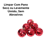Kit Com 6 Bolas Pinheiro De Natal Decoração Enfeite Para Árvore De Natal Natalino