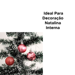 Kit 9 Bolinhas De Natal 6cm Enfeite Bolas Com Glite Para Árvore De Natal