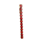 Kit 12 Bolas De Natal Mista Tubo Enfeite De Natal Bolas Natalino Tubo Bolinhas Vermelha