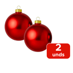 Kit 2 Bolas Enfeite Bolinhas De Árvore De Natal Enfeite Natalino Para Árvore