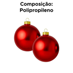 Kit 2 Bolas Enfeite Bolinhas De Árvore De Natal Enfeite Natalino Para Árvore