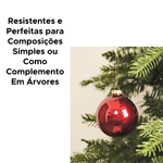 Kit 2 Bolas Enfeite Bolinhas De Árvore De Natal Enfeite Natalino Para Árvore