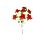 Buque De Rosas Decoração Artificial Rosas Vermelha