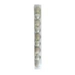 Kit Com 9 Bolas De Natal Glitter 5cm Tubo Decoração Enfeite Natalinos