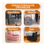 Caixa Organizadora 1,8 Litros Com Tampa Pote Multiuso De Plástica Para Cozinha