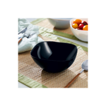 Tigela De Vidro Preto Square 16,8cm x 5,5cm