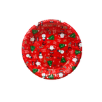 Bandeja Redonda Decorada Joulu Redonda Decoração Natalina 34cm