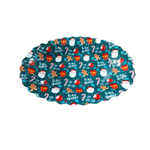 Bandeja Decorativa Oval Natalina 44x32cm Feliz Natal