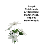 Buque De Rosas Flores Com Glitter Para Decora Artificial